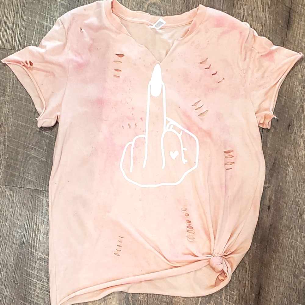 Distressed tshirt